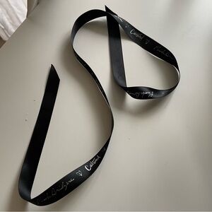 Phoebe Bridgers x Catbird Collab Black Ribbon with White Logo